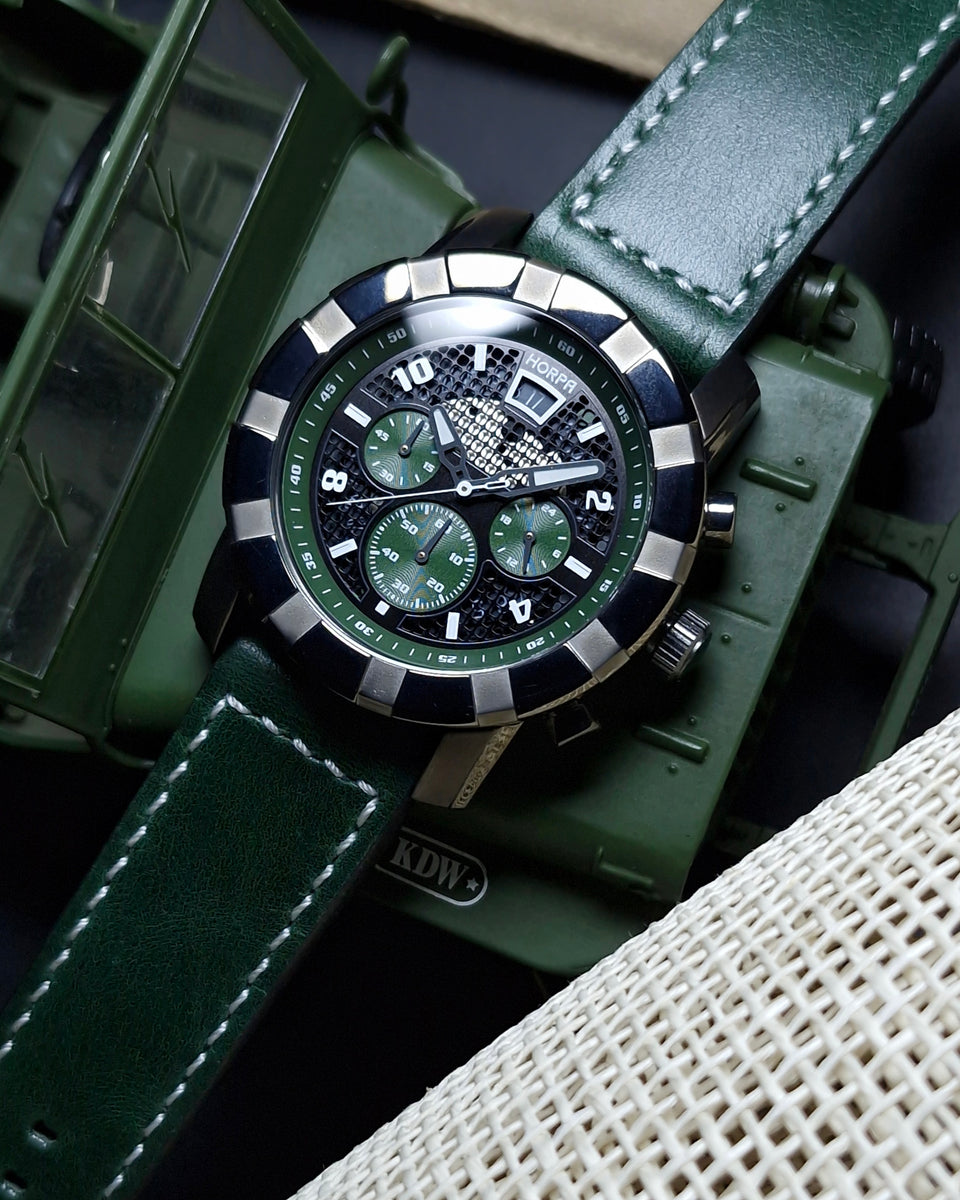 Horpa C1 Military: Men's Green Chronograph Your Inner Resolve