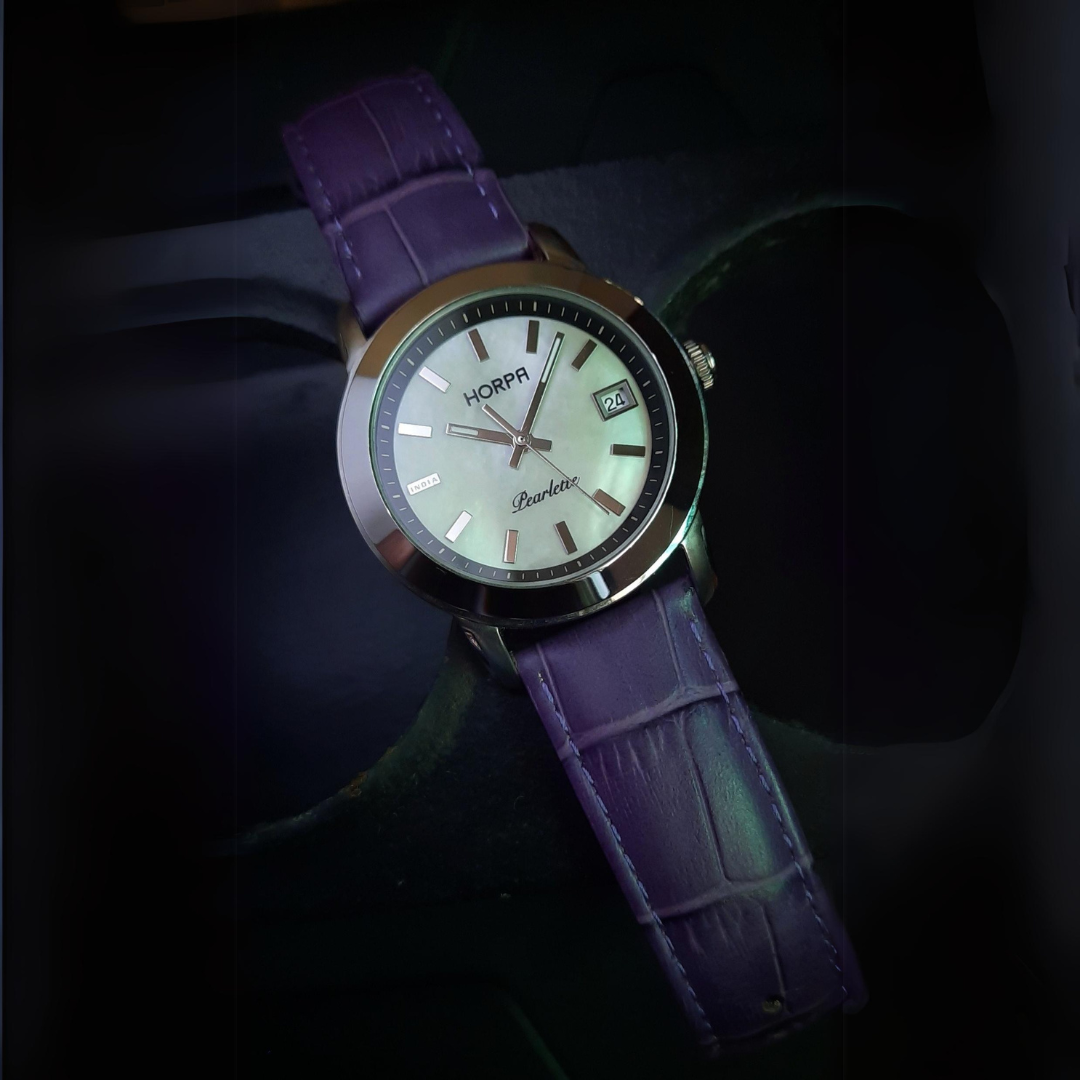 Horpa Cream - ladies trendy analog watch